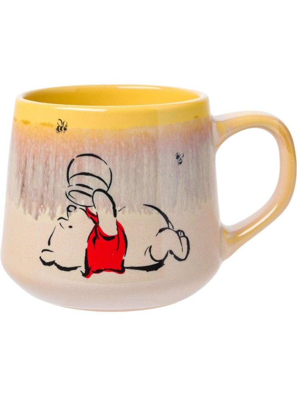 Disney Winnie the Pooh Reactive Glaze Pottery Mug - 14oz Cute Collectible Gift